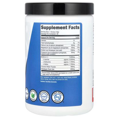 Nutricost, Performance, BCAA+, Fruit Punch, 14 oz (393 g)