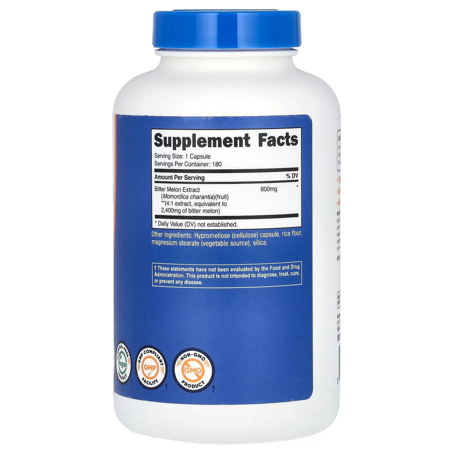 Nutricost, Bitter Melon, 2,400 mg, 180 Capsules