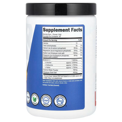 Nutricost, Performance, BCAA+, Raspberry Lemonade, 15.4 oz (432 g)