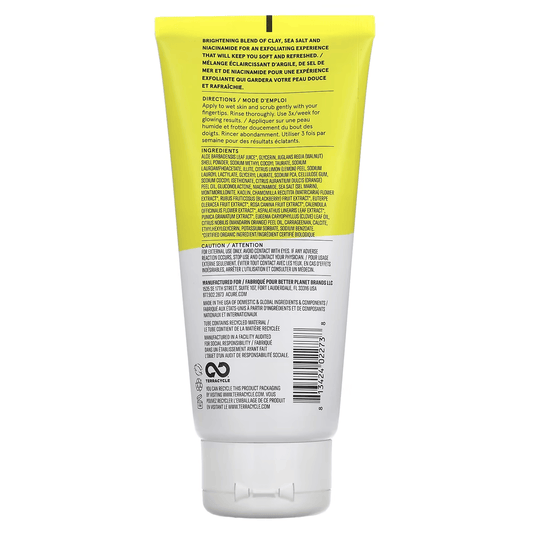 ACURE, Brightening Fascial Scrub, 6 fl oz (177 ml)