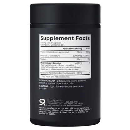 Sports Research Multi Collagen, 180 Capsules