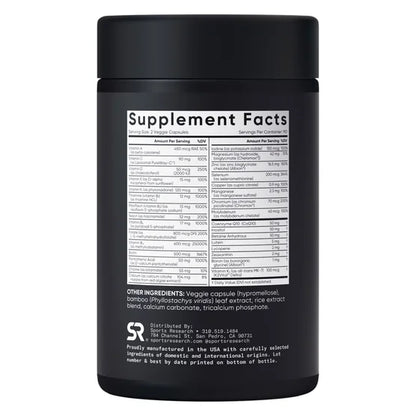 Sports Research Advanced Multivitamin, 180 Veggie Capsules