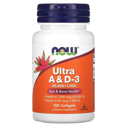 NOW Foods, Ultra A & D3, 100 Softgels