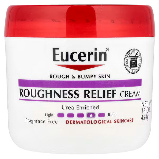Eucerin, Roughness Relief Cream, Fragrance Free, 16 oz (454 g)
