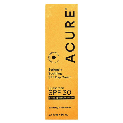ACURE, Seriously Soothing SPF Day Cream, SPF 30, 1.7 fl oz (50 ml)
