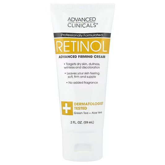 Advanced Clinicals, Retinol, Advanced Firming Cream, 2 fl oz (59 ml)