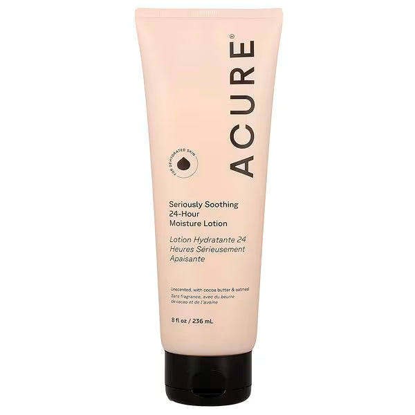 ACURE, Seriously Soothing 24hr Moisture Lotion, For Dehydrated Skin, Unscented, 8 fl oz (236 ml)