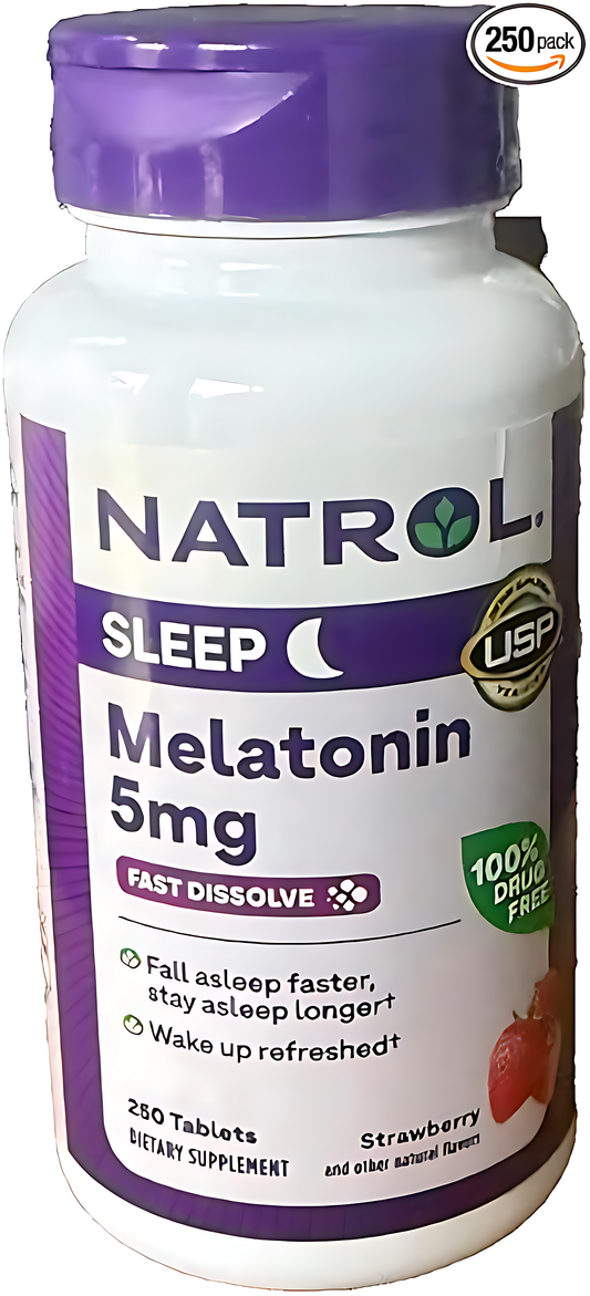 Natrol Melatonin 5mg Fast Dissolving Tablets, 250 Count