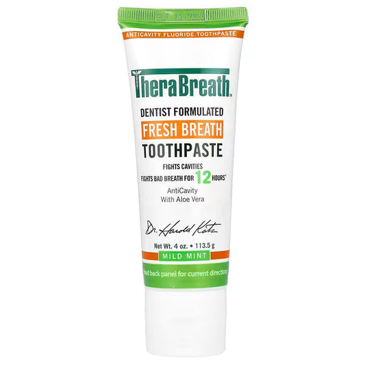 TheraBreath, Fresh Breath Toothpaste, Mild Mint , 4 oz (113.5 g)