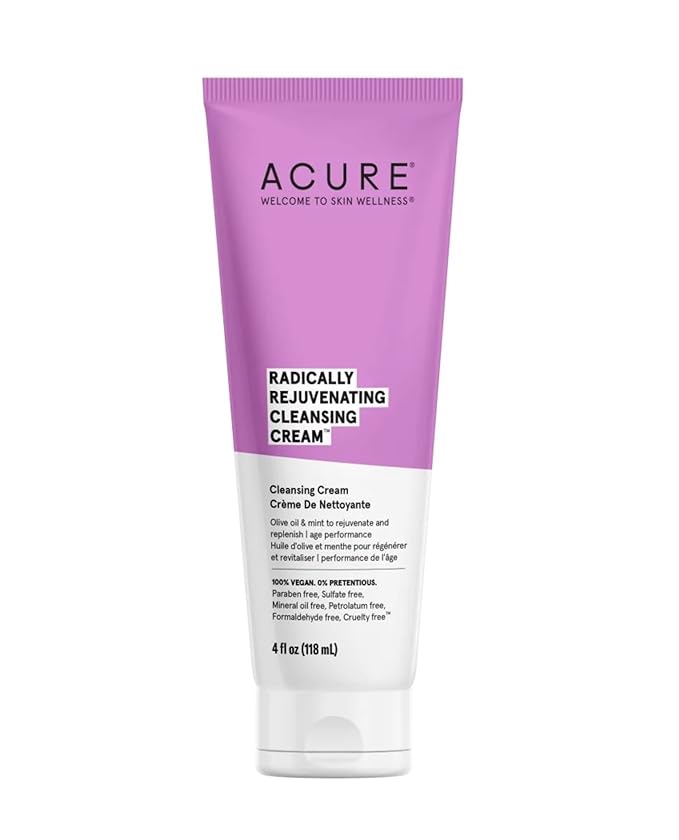 Acure Radically Rejuvenating Cleansing Cream, 4 fl oz