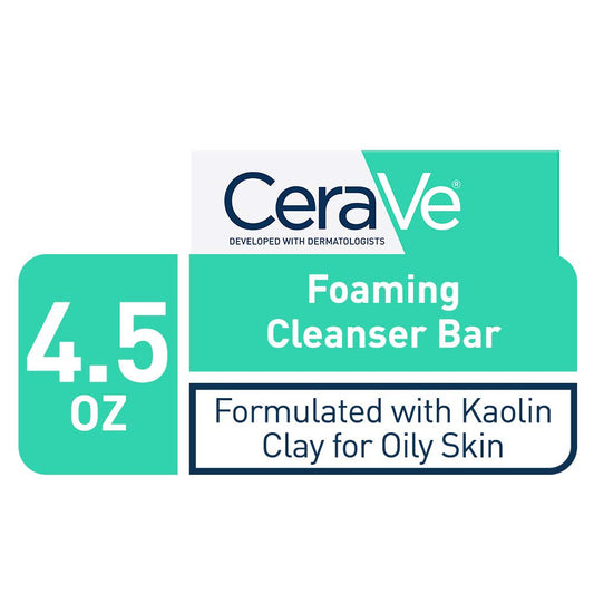 CeraVe Foaming Cleanser Bar 4.5 Ounce