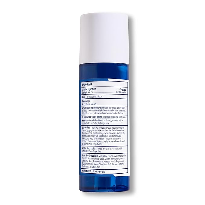 PanOxyl Clarifying Exfoliant with 2% Salicylic Acid, BHA Liquid for Acne-Prone Skin, 4 fl oz