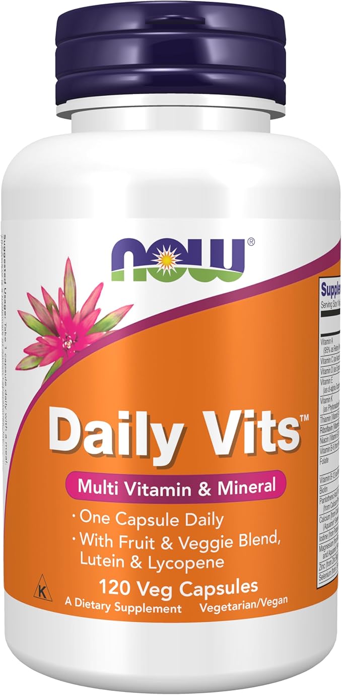 NOW Foods, Daily Vits, Multi Vitamin & Mineral, 120 Veg Capsules