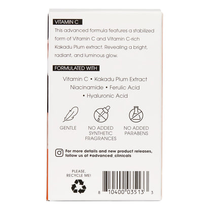 Advanced Clinicals Vitamin C Face Cream Moisturizer