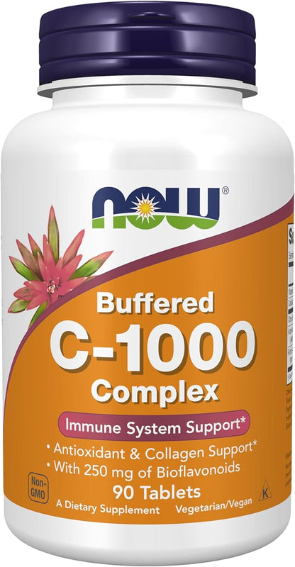 NOW Foods, Buffered C-1000 Complex, 90 Tablets
