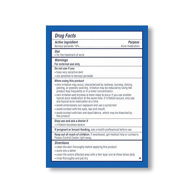 PanOxyl Acne Treatment Bar with 10% Benzoyl Peroxide, 4 oz