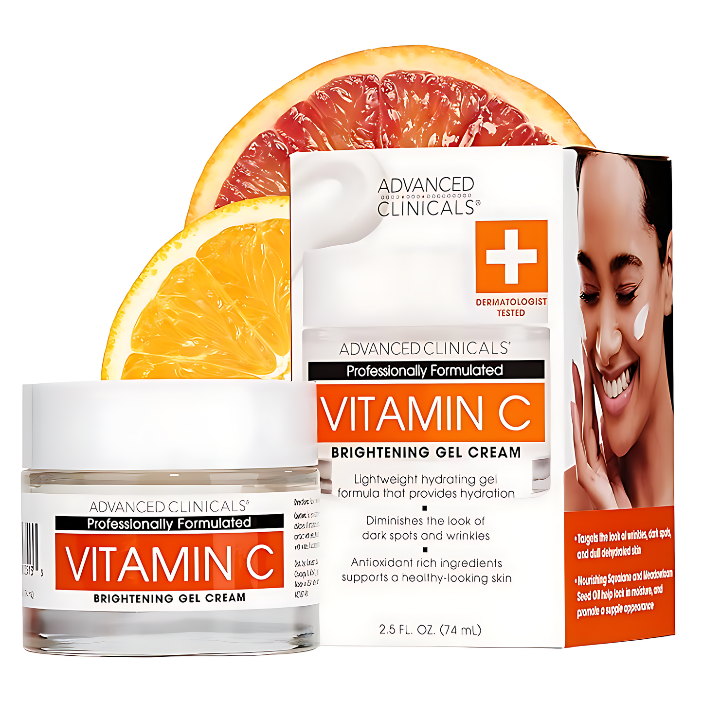 Advanced Clinicals Vitamin C Face Cream Moisturizer