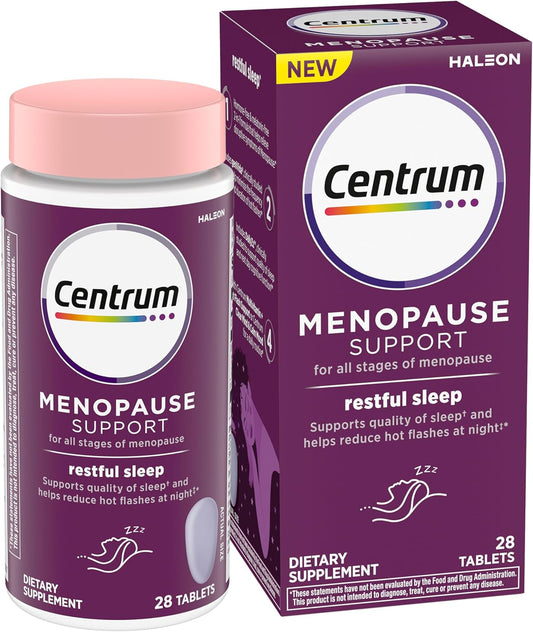 Centrum, Menopause Support, Restful Sleep, 28 Tablets