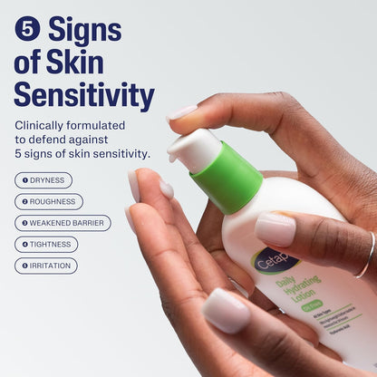 Cetaphil Daily Hydrating Lotion for Face Oil Free 3 Fl Oz