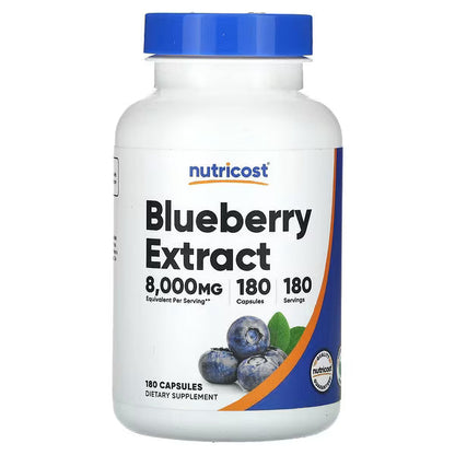 Nutricost, Blueberry Extract, 160 mg, 180 Capsules