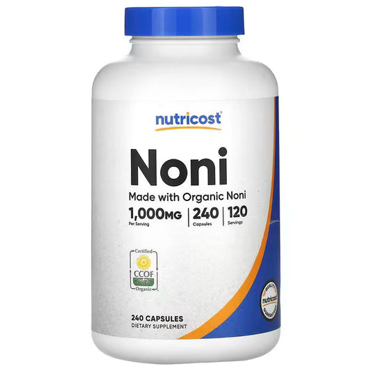 Nutricost, Noni, 240 Capsules (500 mg per Capsule)