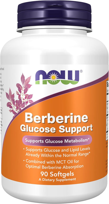 NOW Foods, Berberine Glucose Support, 90 Softgels