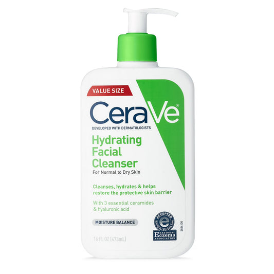 CeraVe Hydrating Facial Cleanser, 16 Oz
