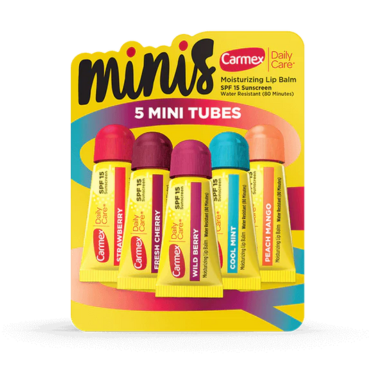 Carmex Daily Care Minis Moisturizing Lip Balm Tubes