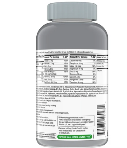 Centrum Silver Adults 50+ Multivitamin, 325 Tablets