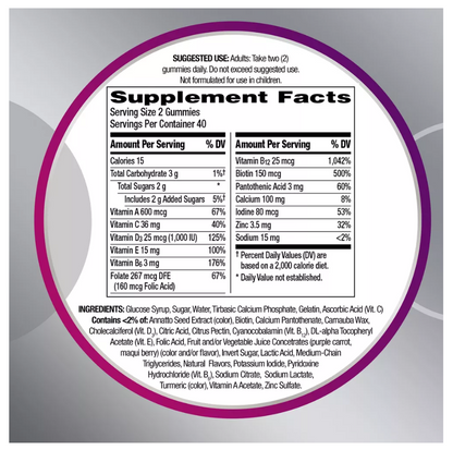 Centrum Women 50+ Gummy Multivitamin, 140 Count