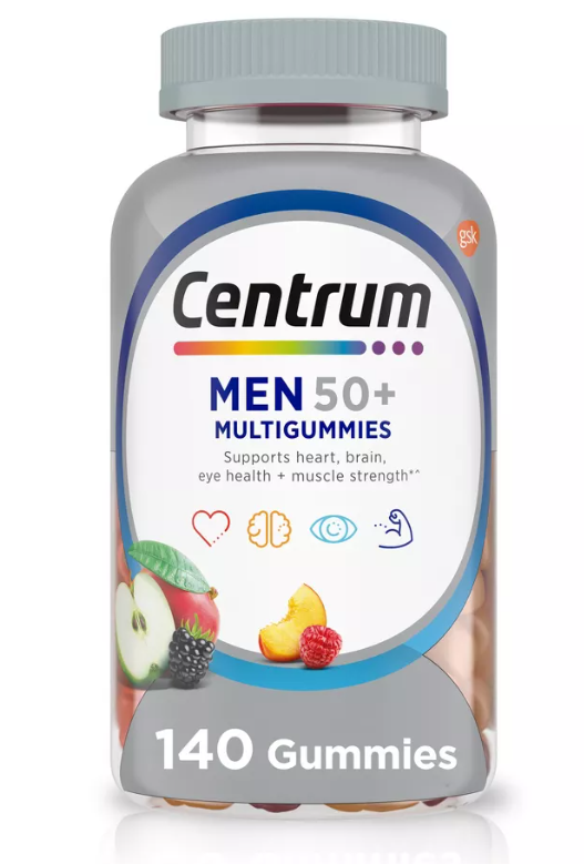 Centrum Men's 50+ Multivitamin Gummies - 140ct