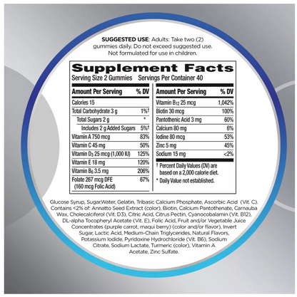 Centrum Men's 50+ Multivitamin Gummies - 140ct