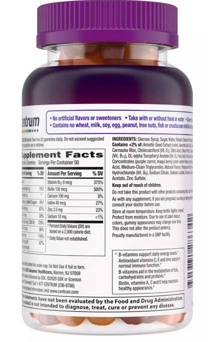 Centrum MultiGummies Gummy Multivitamin for Women 100ct