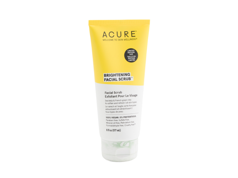 ACURE, Brightening Fascial Scrub, 6 fl oz (177 ml)