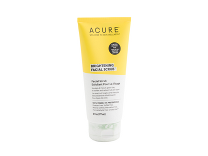 ACURE, Brightening Fascial Scrub, 6 fl oz (177 ml)