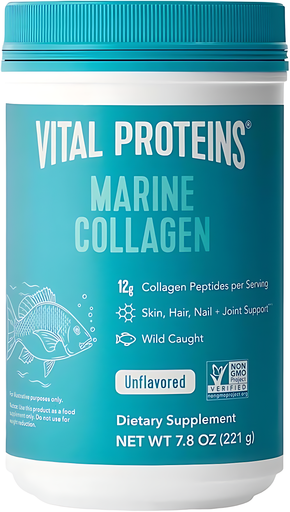 Vital Proteins, Marine Collagen, Unflavored, 7.8 oz (221 g)