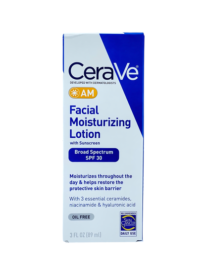 CeraVe AM Facial Moisturizing Lotion SPF30