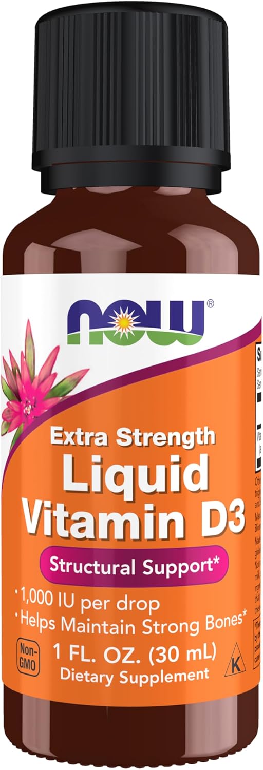 NOW Foods Liquid Vitamin D3 1000 IU 1 fl oz